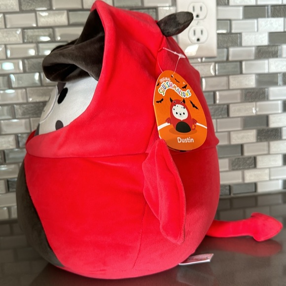 Squishmallow DUSTIN THE DALMATIAN Dante The Demon Costume 12” Halloween 2023 NEW - Picture 5 of 16